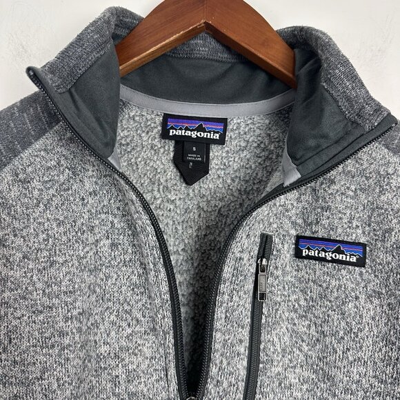 Patagonia Better Sweater Nickel Forge Grey 1/4 Zip Pullover Mens Size Small - Picture 6 of 11